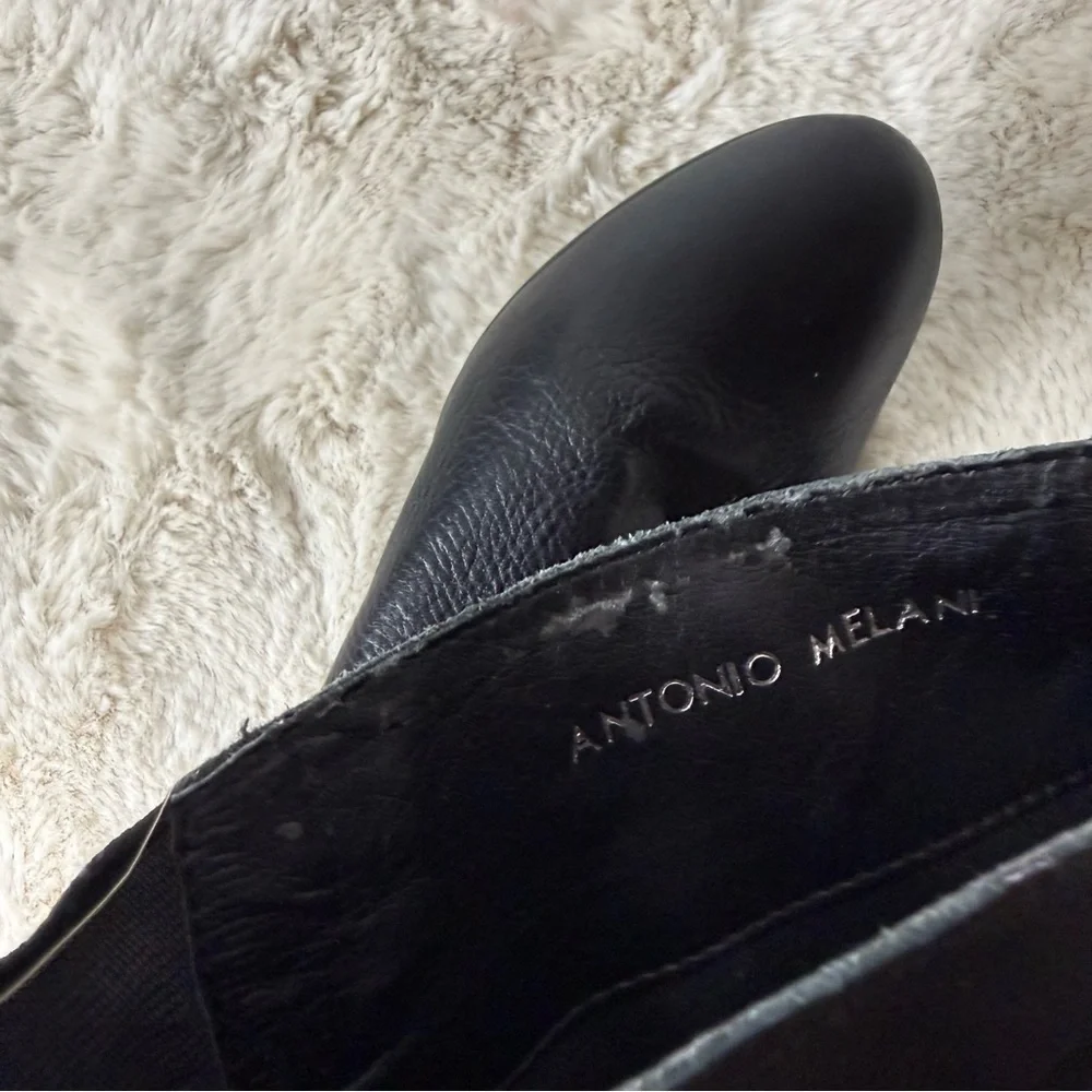 ANTONIO MELANI‎ Black Over the Knee Boots